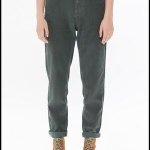 BDG Forest Green Corduroy Straight Leg Pants